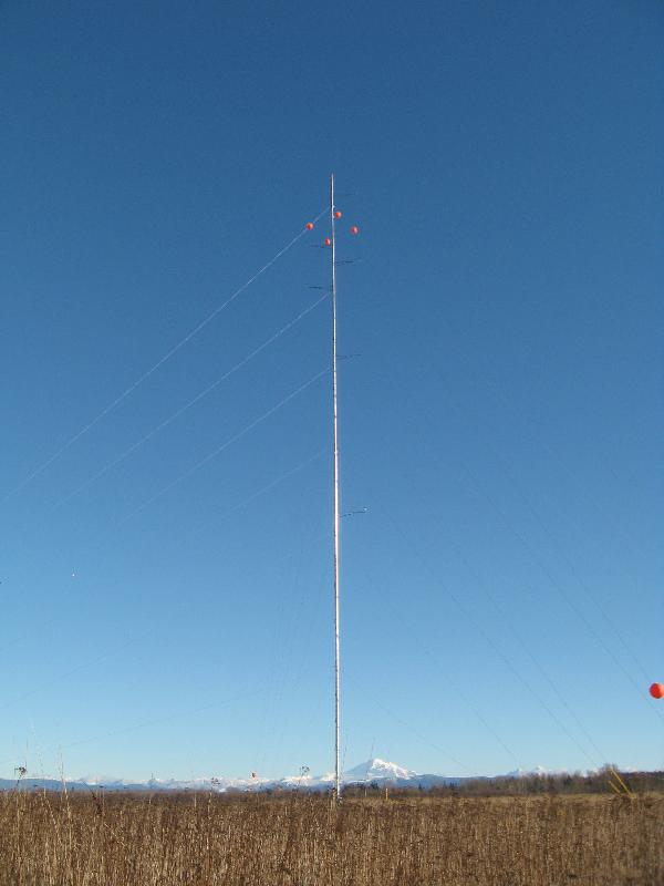 Anemometer Tower Blockhouse Site Dec 2010
