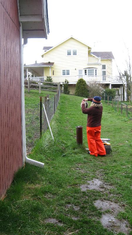 Jamie Mattson at a Northern Aquifer Study site.