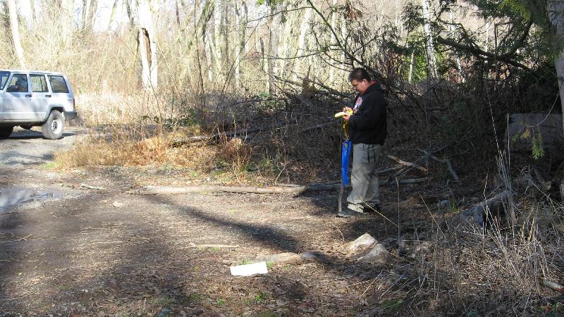 Victor Johnson at Test Well Site