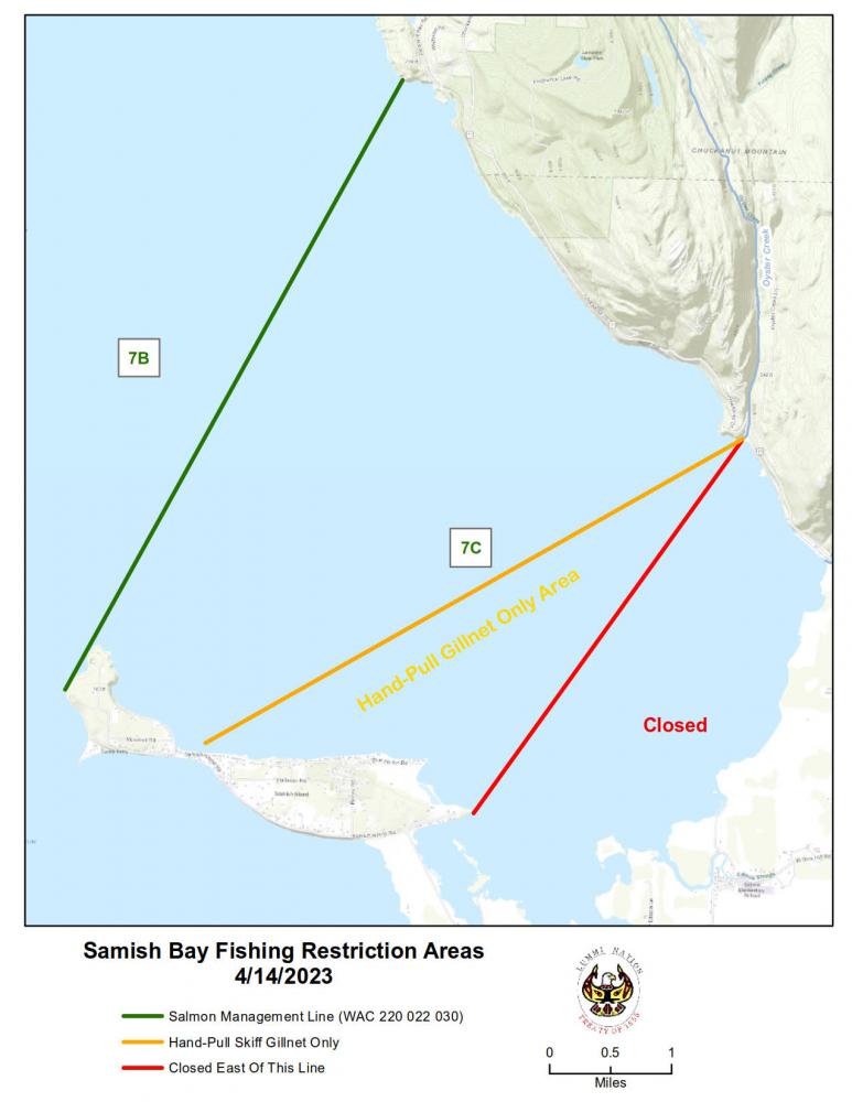 Revised Samish Bay Fishing Area