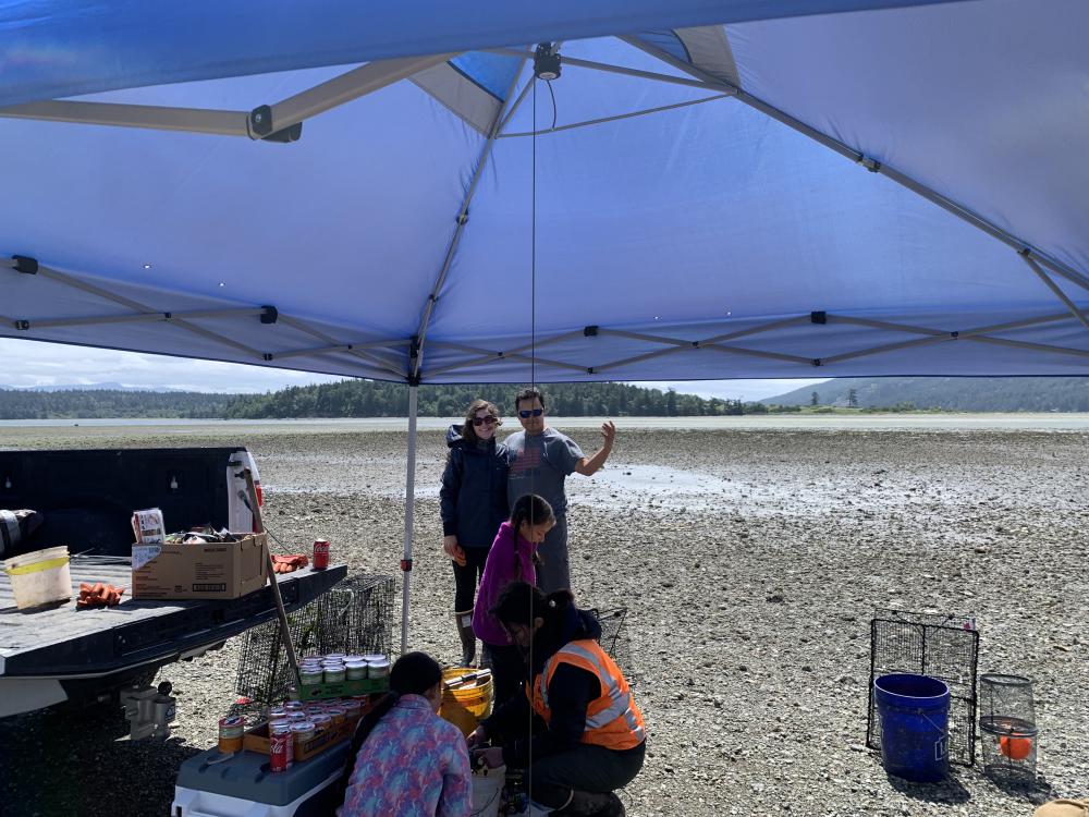 LNR staff, Jeff Solomon (and daughters) and Sukey Kamkoff stop by to check out the event.