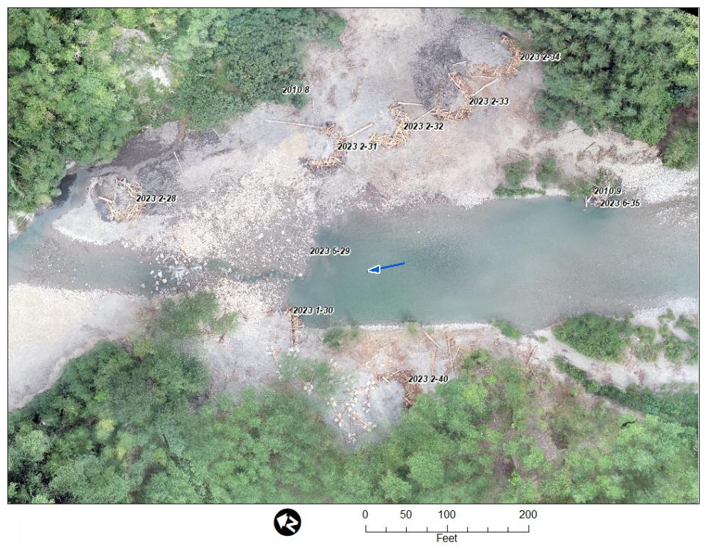 As-built drone image over Upper Fobes Phase 2 in 2023