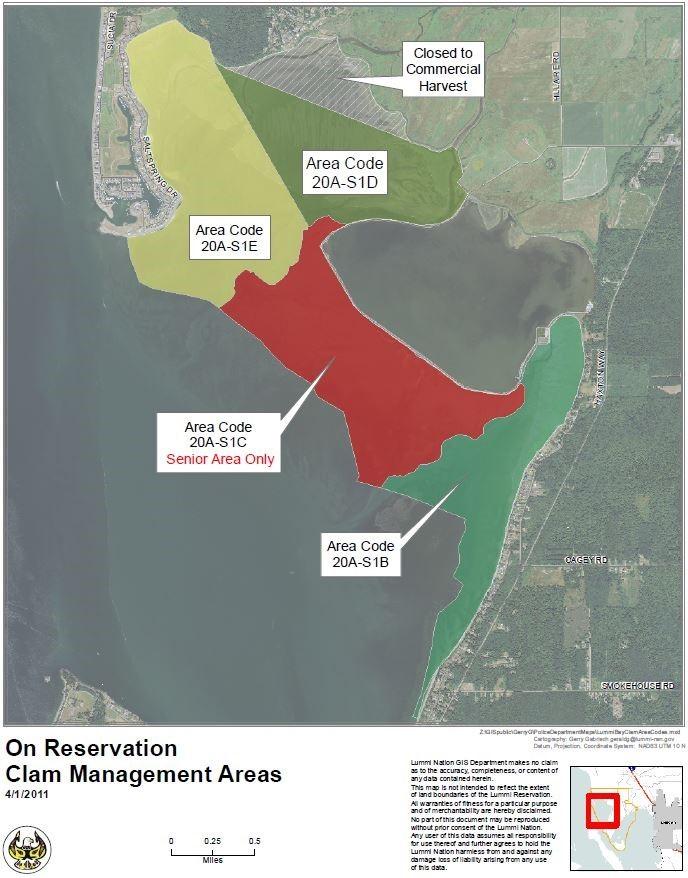 Lummi Bay Clam Areas