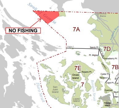 Iverson Dock Line ("Apex") Closure Area Map