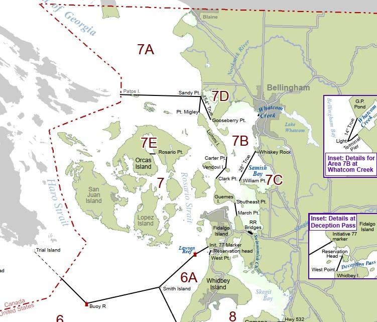 Puget Sound Salmon Management Areas