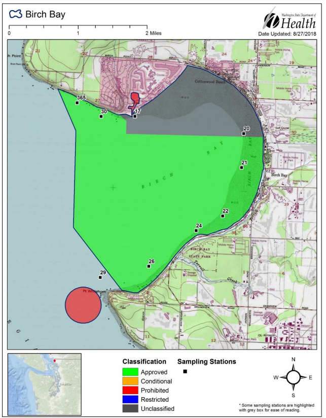 Birch Bay Clam Area