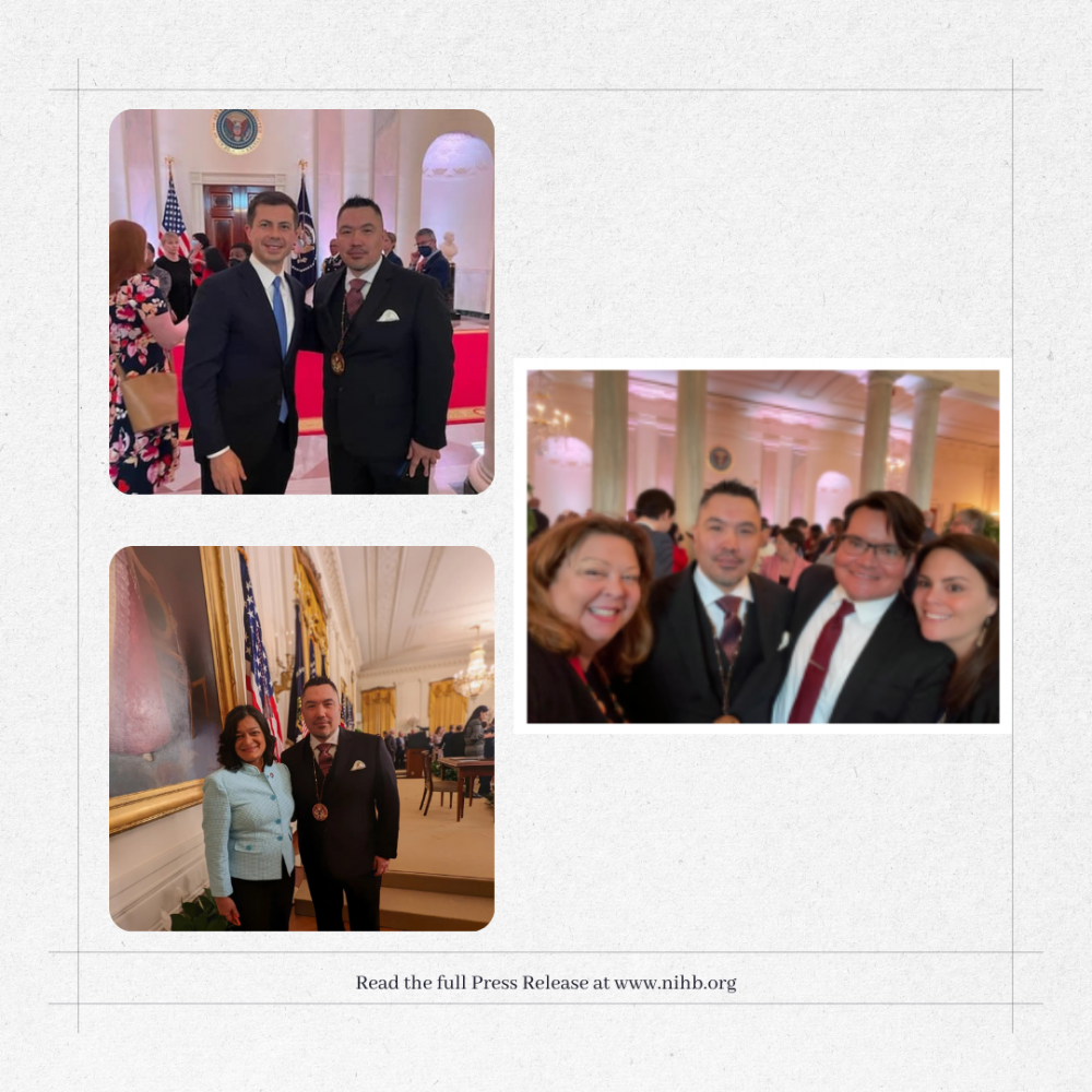 Phots of Secretary Lewis at the White House